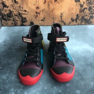 Hunter boots, size 8, UK size 6. Rain boots.